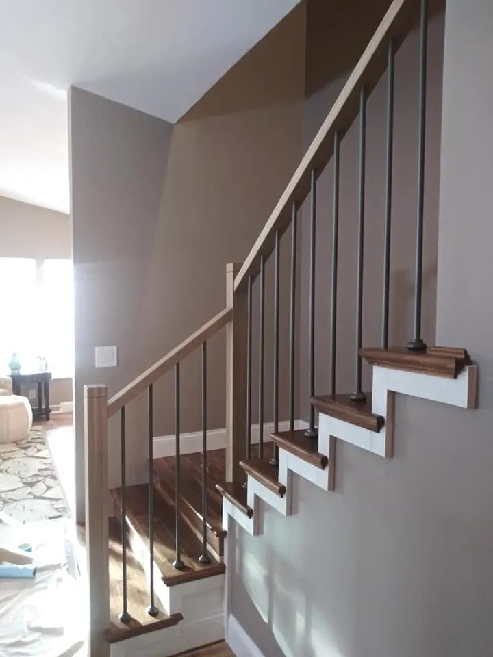 carpentry/trim - stairs project #1 - image #3